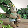 Northlight 10.5" sisal easter bunny rabbit spring figure with carrot basket Image 2
