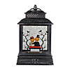 Northlight 11.5" LED Black Halloween Lantern with Pumpkin Couple Image 3