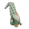 Northlight 12.25" spring gnome with green plaid hat Image 3