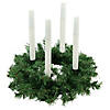 Northlight 12" Two-Tone Pine Artificial Christmas Advent Candle Wreath Image 1