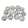 Northlight 12ct Clear 'The Twelve Days of Christmas' Glass Disc Ornaments 3" Image 2