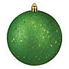 Northlight 12ct Green Shatterproof 4-Finish Christmas Ball Ornaments 4" (100mm) Image 2
