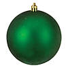 Northlight 12ct Green Shatterproof 4-Finish Christmas Ball Ornaments 4" (100mm) Image 3
