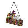 Northlight 13.5" Trick or Treat Halloween Pumpkin Ghost and Witch Wall Decoration Image 2
