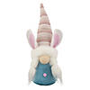 Northlight 13" blue and pink girl easter bunny gnome Image 1