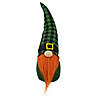 Northlight 13" green and black plaid st. patrick's day leprechaun gnome Image 1