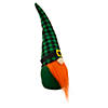 Northlight 13" green and black plaid st. patrick's day leprechaun gnome Image 1