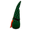 Northlight 13" green and black plaid st. patrick's day leprechaun gnome Image 2