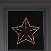 Northlight 14" Lighted Red White and Blue 4th of July Star Window Silhouette Decoration Image 2