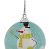 Northlight 14-Piece Snowmen 'Happy Holidays' Decoupage Christmas Ball Ornament Set  2.25"(60mm) Image 2