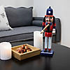 Northlight 14" Red and Blue Wooden Christmas Nutcracker Baseball Player Image 1