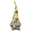 Northlight 15.5" welcome to our home spring gnome with sunflower hat Image 1