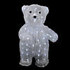 Northlight - 16.5" Lighted Commercial Grade Acrylic Polar Bear Christmas Display Decoration Image 2