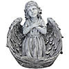 Northlight 16" Angel Child Wrapped in Wings Religious Outdoor Garden Statue Image 1
