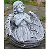 Northlight 16" Angel Child Wrapped in Wings Religious Outdoor Garden Statue Image 3