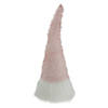 Northlight 16" pink and white spring and easter gnome table top head with a blue flower Image 4