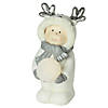 Northlight - 16" Smiling Child Holding LED Lit Snowball Christmas Figurine Image 1