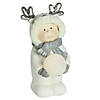 Northlight - 16" Smiling Child Holding LED Lit Snowball Christmas Figurine Image 2
