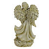 Northlight 17.5" Ivory Angel with Bird and Bouquet Outdoor Patio Garden Statue Image 3