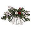 Northlight 18" Decorated Green Pine Artificial Christmas Swag with Bells Image 1