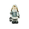 Northlight - 18" Snowy Woodlands Little Girl Holding Tea Light Lantern Christmas Figurine Image 1