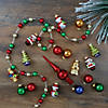 Northlight 18ct Red and Green Beaded Garland with Christmas Ornaments 30" Image 4