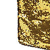 Northlight 19" Gold and Silver Sequin Christmas Stocking With White Faux Fur Cuff Image 4