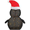 Northlight 2' LED Pre-Lit Tinsel Penguin Outdoor Christmas Decoration Image 4