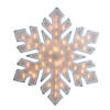 Northlight 20" Lighted Snowflake Christmas Window Silhouette Decoration Image 1
