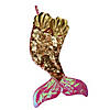 Northlight 24" Pink and Gold Sequined Iridescent Mermaid Christmas Stocking Image 2