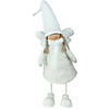 Northlight - 26.75" White Bobble Girl Angel Christmas Tabletop Figurine Image 1