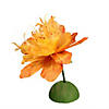 Northlight 26" orange and green spring floral artificial craft stem Image 1