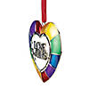 Northlight 3" Faceted Love Wins Pride Heart Christmas Ornament with European Crystals Image 2