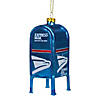 Northlight 4.5" Express Mail USPS Mailbox Glass Christmas Ornament Image 1