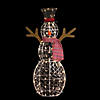 Northlight 4' LED Pre-Lit Snowman with Top Hat and Red Scarf Outdoor Christmas Decoration Image 2