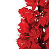Northlight 4' Pre-Lit Fiber Optic Color Changing Red Poinsettia Christmas Tree Image 2