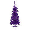 Northlight 4' Purple Artificial Tinsel Christmas Tree  Unlit Image 1
