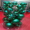 Northlight 40ct Green 2- Finish Multiple Size Glass Ball Christmas Ornaments Image 1