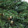 Northlight 42" Pre-Lit Canadian Pine Artificial Christmas Teardrop Door Swag - Clear Lights Image 1
