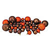 Northlight 5.5" Brown and Burnt Orange Shatterproof 4-Finish Christmas Ornaments, 125 Count Image 1