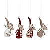 Northlight 5.5" Red and Gray Mice Christmas Ornaments, Set of 4 Image 1