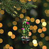 Northlight 5" Cactus Glass Christmas Ornament Image 1