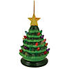 Northlight 5" Green LED Retro Christmas Tree Ornament Image 1