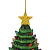 Northlight 5" Green LED Retro Christmas Tree Ornament Image 1