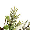 Northlight 5' x 8" Artificial Christmas Garland with with Frosted Foliage and Pine Cones  Unlit Image 2