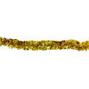 Northlight 50' x 2.5" Deep Gold Christmas Foil Tinsel Garland - Unlit Image 1