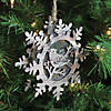Northlight 6" Pre-Lit Snowflake with Bird Christmas Ornament Image 2