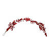 Northlight 6' x 8" Burgundy Red Berry Artificial Christmas Garland- Unlit Image 1