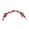 Northlight 6' x 8" Burgundy Red Berry Artificial Christmas Garland- Unlit Image 1