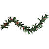 Northlight 6' x 9" Pre-Lit Decorated Pine Cone and Berries Artificial Christmas Garland Image 1
